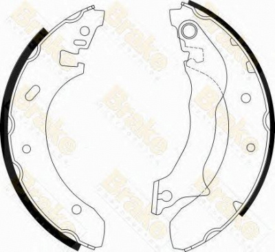 BRAKE ENGINEERING sh2313 -  Комплект тормозных колодок